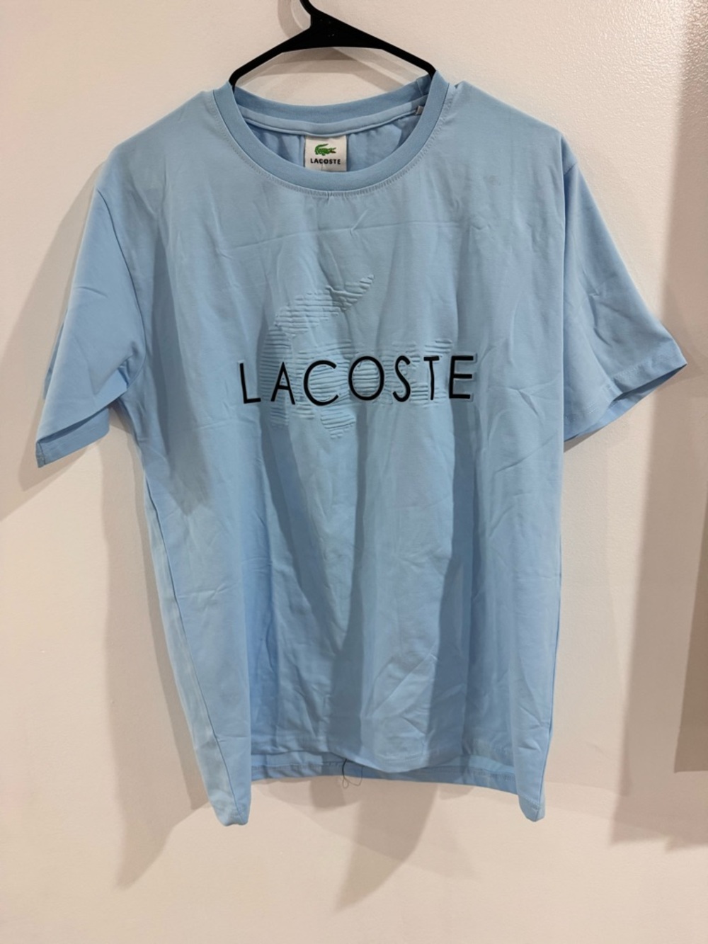 Lacoste Sky Blue Crewneck Tee